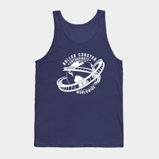 Roller Coaster Enthusiasts Worldwide, Roller Coaster Globe Tank Top